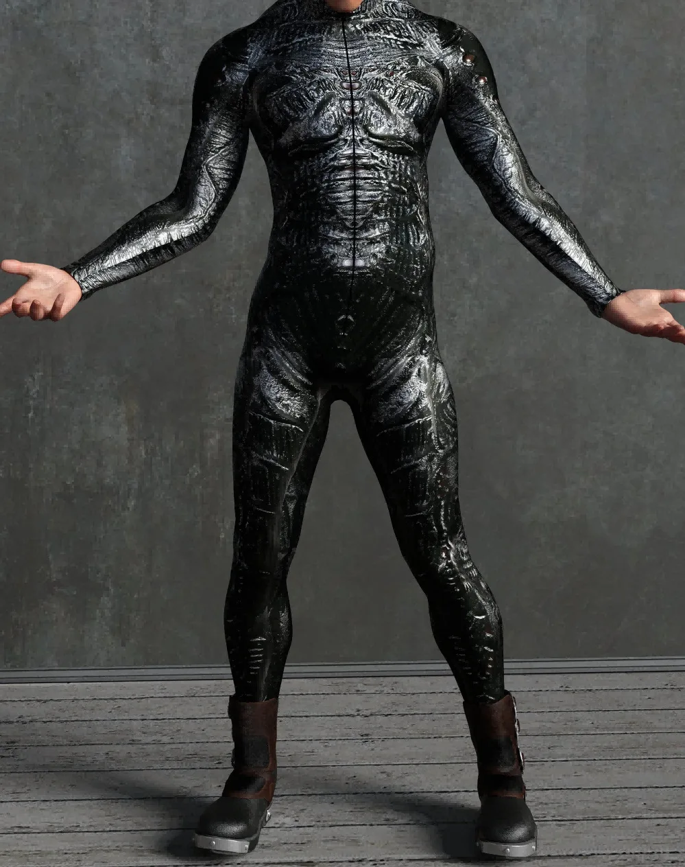 Halloween Herren Sexy Schlangenleder-Optik Cosplay Jumpsuit Tier-Bodysuit Festival Zentai-Anzug Themenparty Catsuits Rave-Outfits Neu – Detail 33