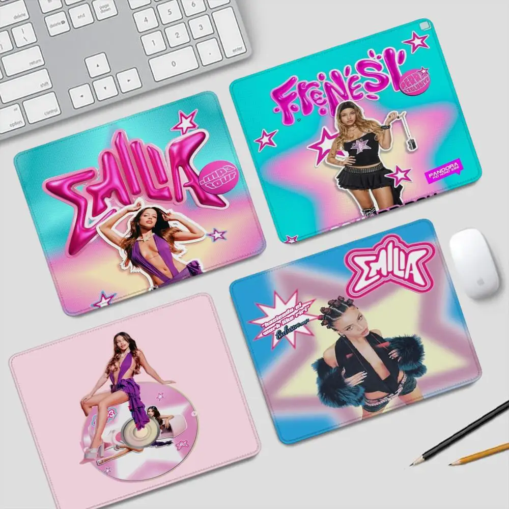 

Коврик для мыши Singer E-Emilia Rydberg, маленькие игровые аксессуары, клавиатура, компьютерный офисный настольный коврик, нескользящий резиновый коврик для мыши для ПК, геймера