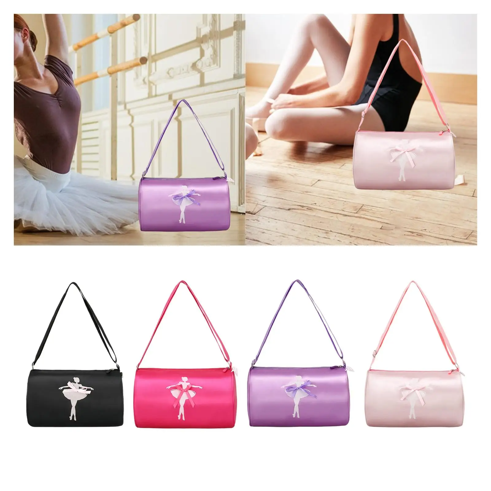 女の子用ダッフルバッグ 子供の日のギフト バレエダンスバッグ スポーツ体操用