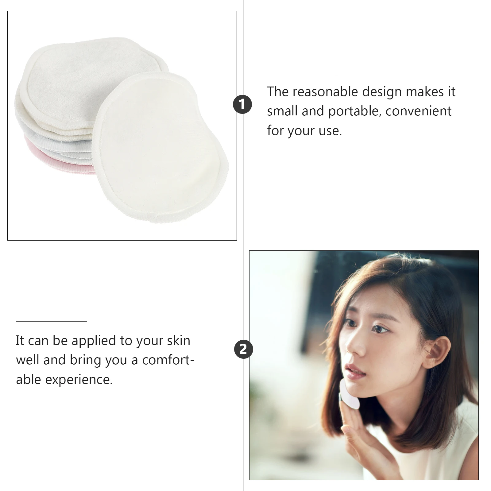 

13 Pcs Makeup Remover Pad Accessories Removal Wipes Care Fiber Cleansing Pads Travel