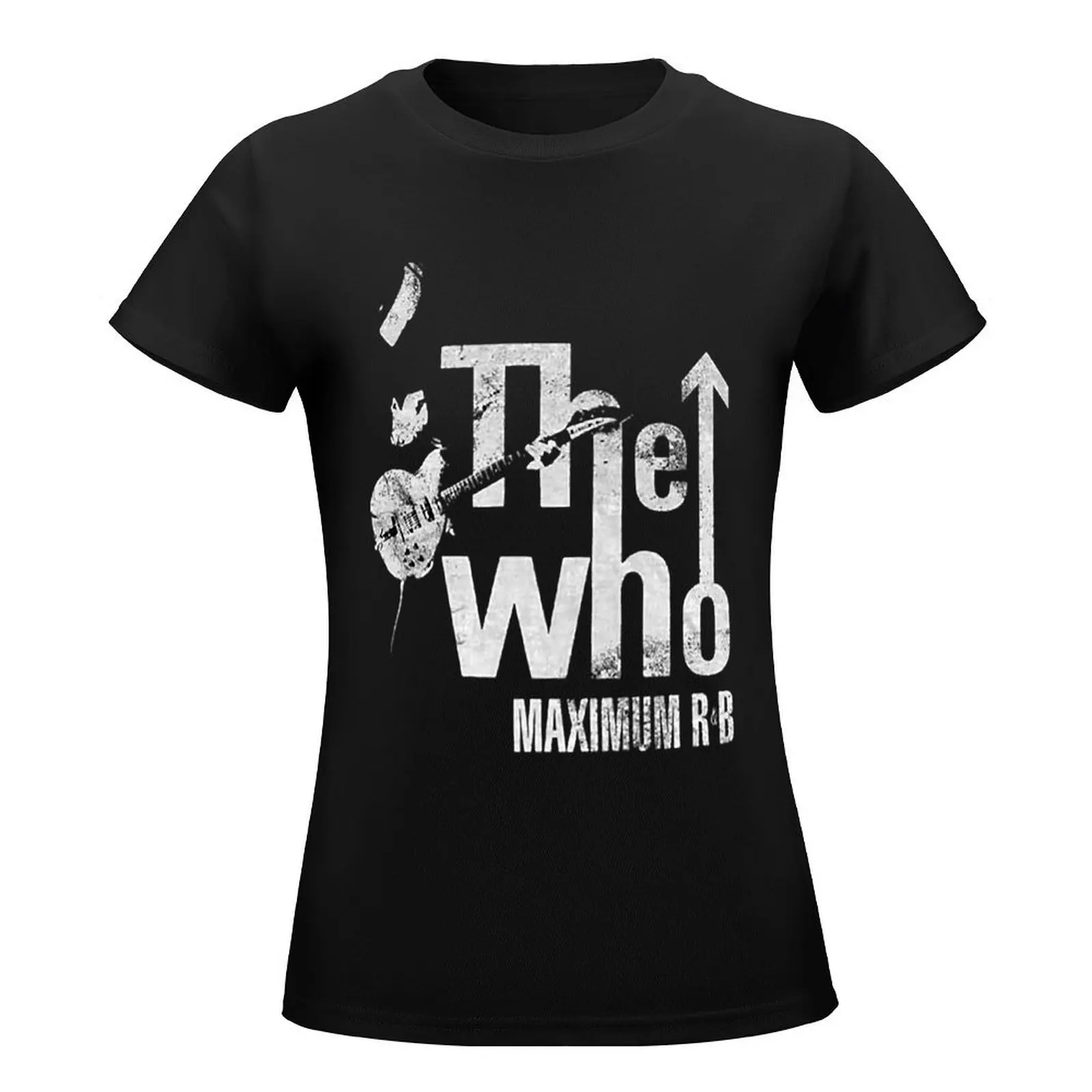 The Who Maximum R&B Pete Townshend Rock Official Tee Classic T-Shirt anime vintage western t shirts for Women