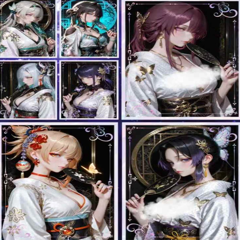 卸売 女神物語 A5 アクリルアートカード 100種類 ホログラフィックデザイン プレミアムコレクタブルセット 限定版シリーズ