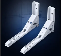 2PCS Triangle Folding Angle Bracket Heavy Support Adjustable Wall Mounted Bench Table Shelf Bracket Furniture Hardware