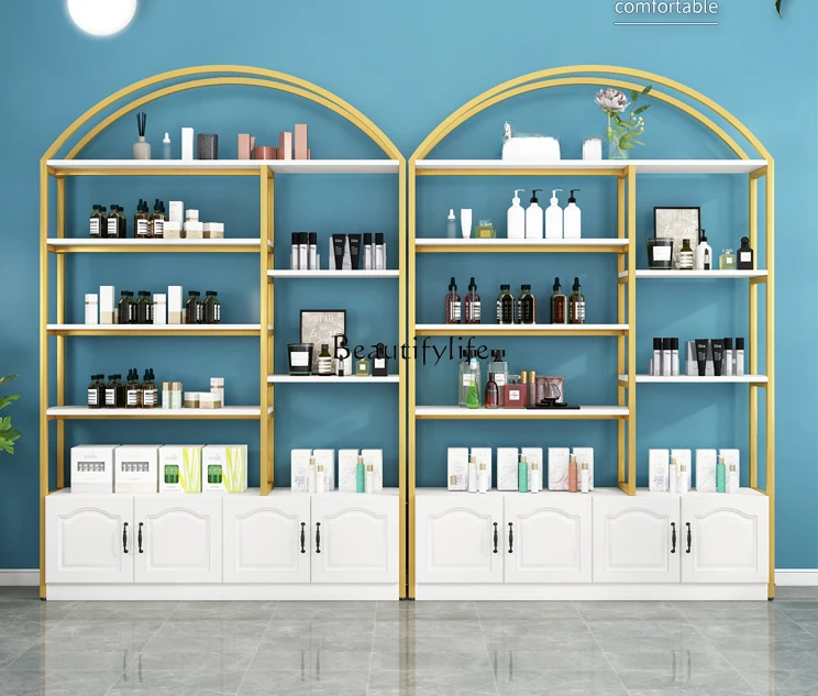 Display Cabinet Beauty Salon Skin Care Barber Shop Product Table Display Maternal and Infant Store Shelf