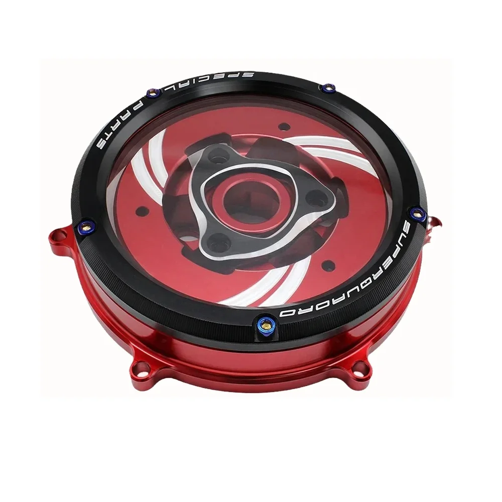 For Ducati Panigale 959 1199 1299 V2 Panigale959 Panigale1199 Panigale1299 PanigaleV2 Motorcycle Engine Clear Clutch Cover