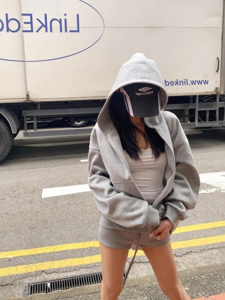 

Ey American Sle Комплект спортивной одежды Женская повседневная верхняя одежда orts Полиэфирная ткань Long Sve Pure Color Hat В комплект входит