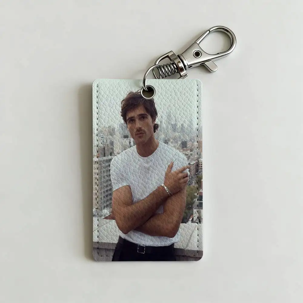 Actor J-Jacob Elordi Card Holder Keychain Badge Holder Card Pass Hang Rope Lariat Lanyard for Key Rings Accessories Gift view 2