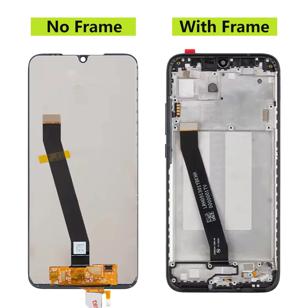 Pantalla táctil Lcd de 6,26 pulgadas para Xiaomi Redmi 7, montaje de digitalizador con marco para Redmi 7, M1810F6LG