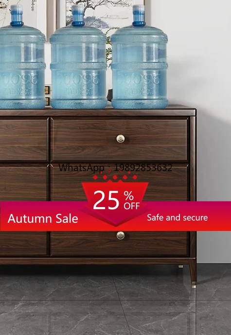 

Chest of Drawers Solid Wood Storage Cabinet for Living Room Against Wall Bedroom Storage Cabinet