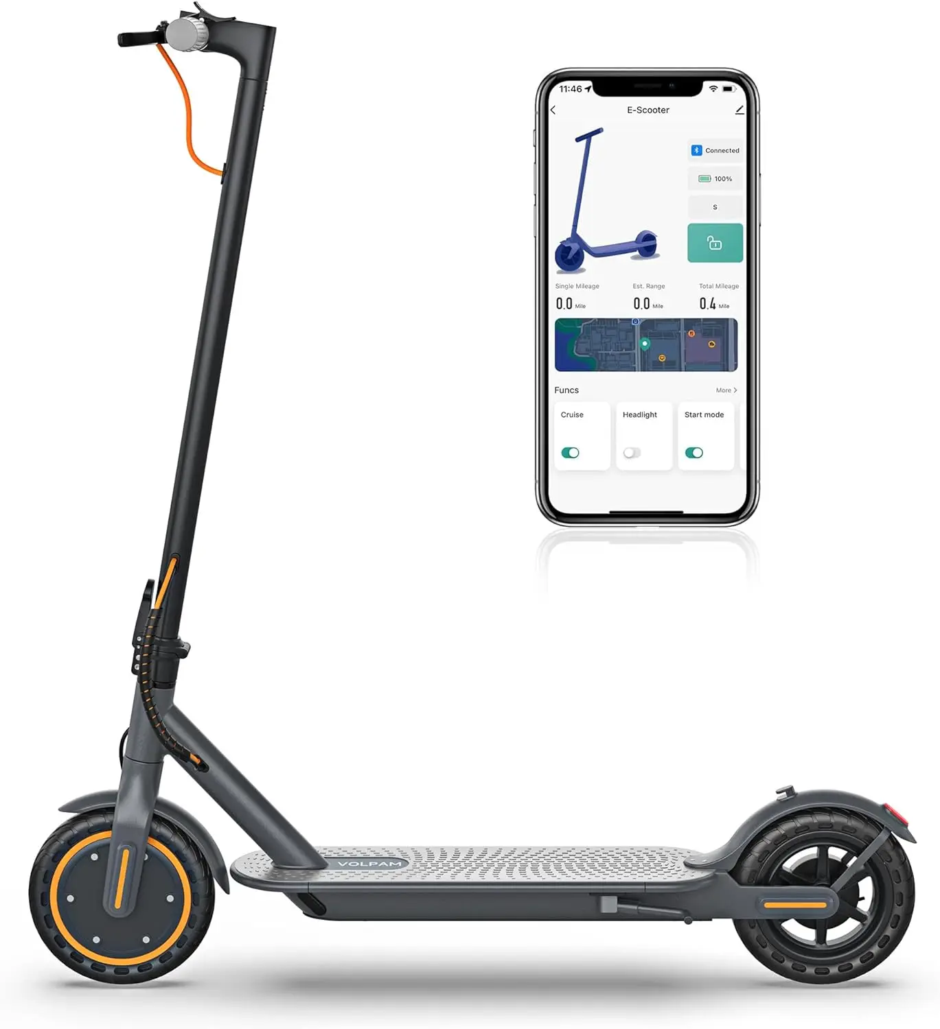 Scooter, 8.5''/10'' Tires, 350W/500W Motor, Max 19/23/27 Miles Range, 19/21 Mph Top Speed, Dual Braking, Kick Scooter, 2 Wheels