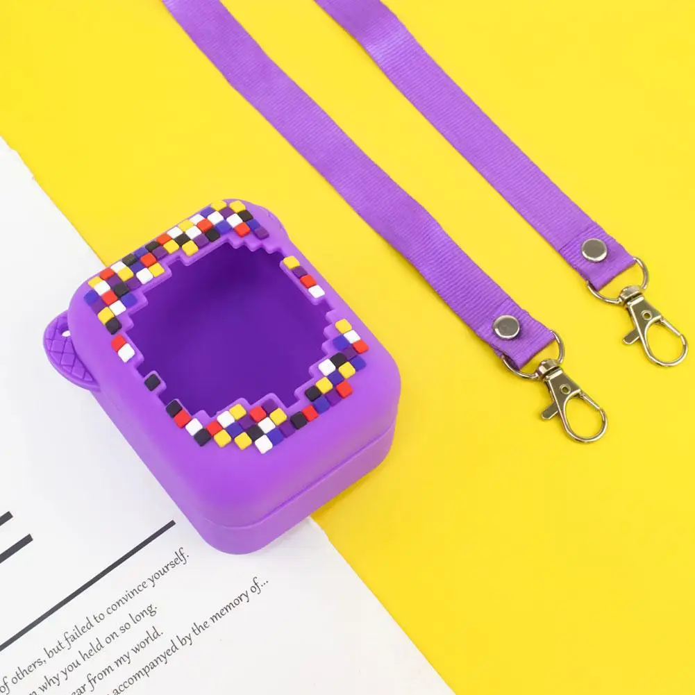 Case For Bitzee Interactive Toy Digital Pet Soft Silicone Shell Waterproof Anti-fall Protective Cover With Lanyard Strap