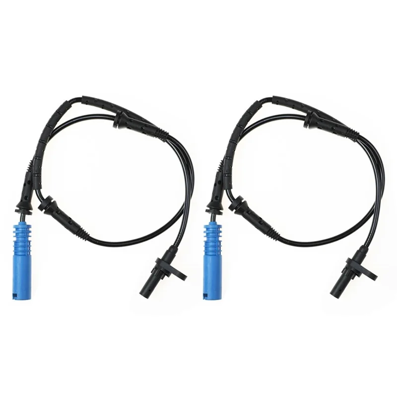 2PCS Front ABS Wheel Speed Sensor 34526771708 34526761650 For BMW E66 730Li 740Li 750Li 760Li M54306S3 N52B30BF N62B40