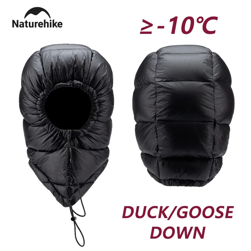 

Naturehike теплая шапка на утином пуху, зимняя походная пуховая шапка для сна, кемпинга, сверхлегкая портативная шапка