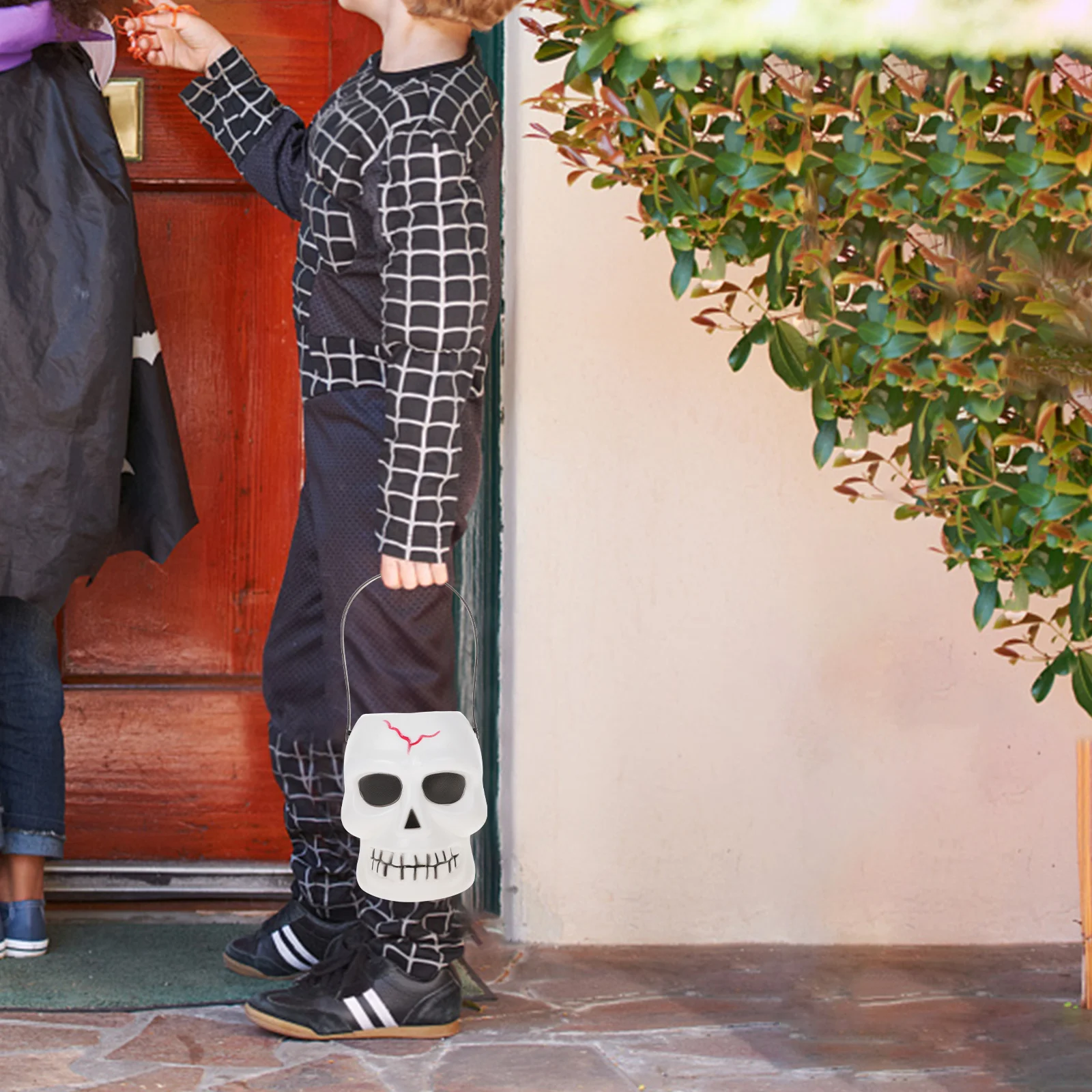 

1pc Jar Halloween Storage Container For Sweets Small Gifts Candy Buckets Party Props Home Yard Porch Decorations