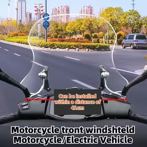 Motorcycle Thickened Windshield Front Windshield Universal Version Suitable for Suzuki UY125 Haojue AFR Honda Wind Deflector