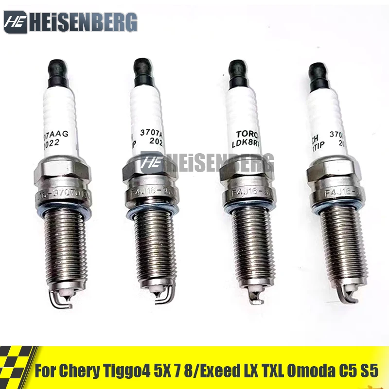 Spark Plug For Chery Tiggo4 5X 7 8/4 7 8Pro/7 8Pro Max Exeed LX TXL Omoda C5  S5 Jetour X70 90/Plus F4J16-3707010
