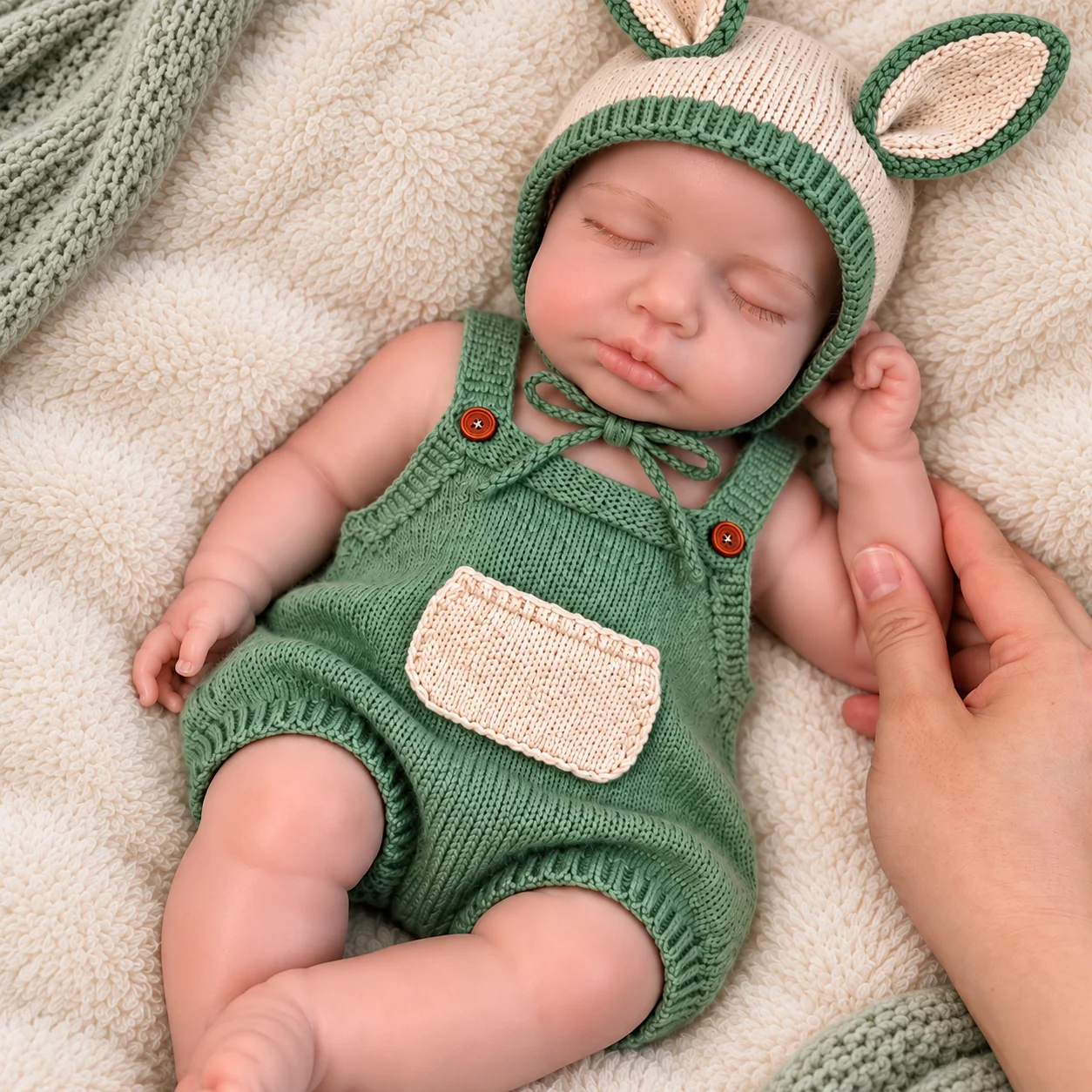 Reborn Baby Doll Silicone Realistic - 20Inch Full Solid Platinum Silicone Reborn