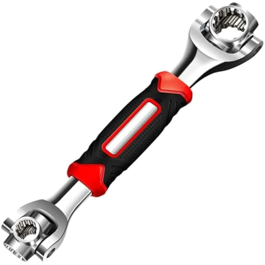 52 in 1 Socket Wrench Stainless Steel Professional Multi-Functional Rotating Tools 360 Degree Revolving Spanner