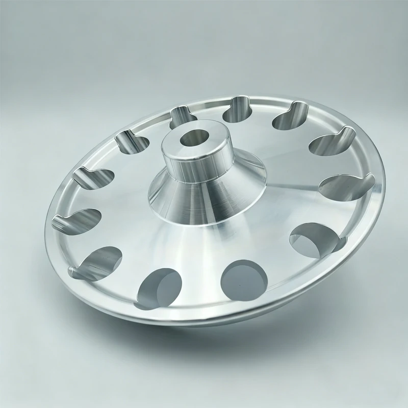 

Custom CNC Turning and Milling Aluminum 7075 Round Bracket 5 Axis CNC Machining