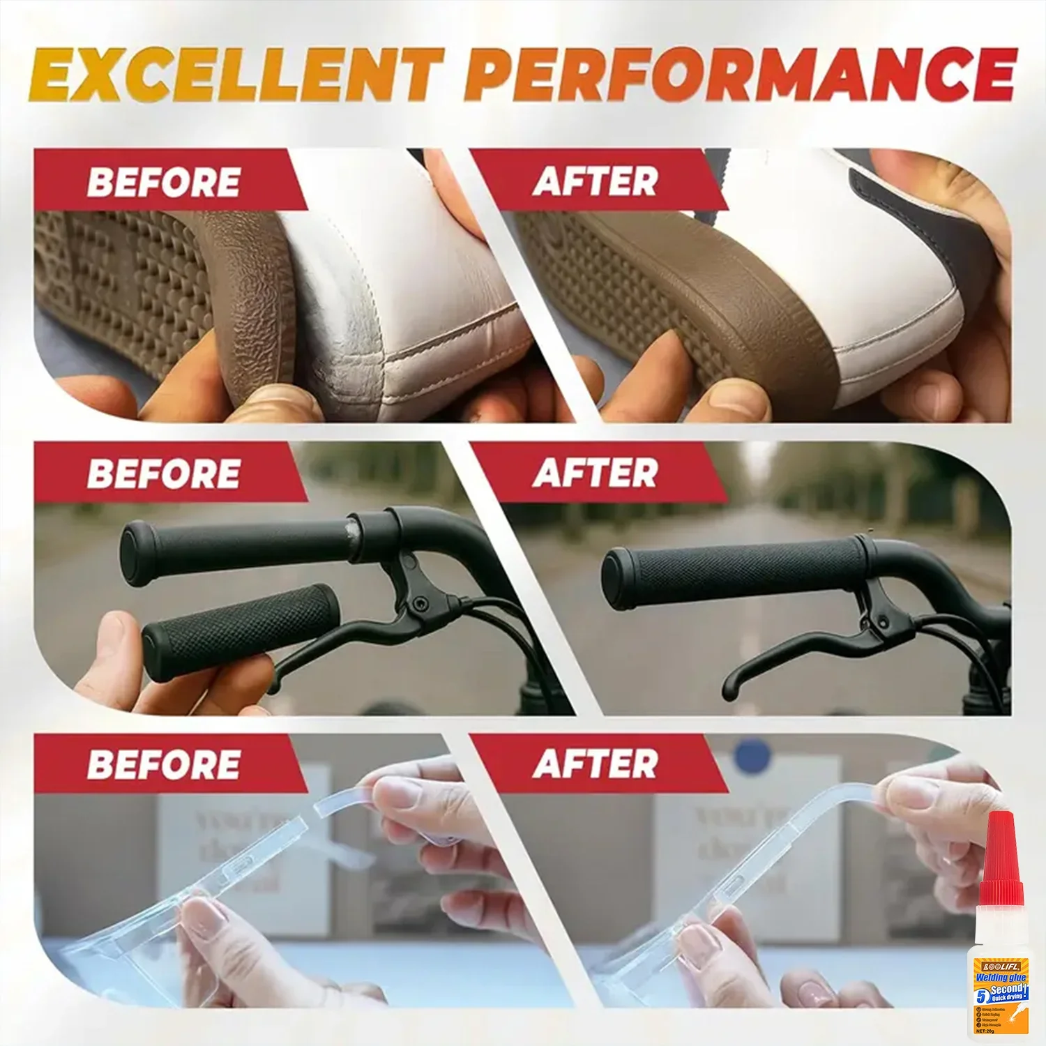 High strength Oily Welding Adhesive Extra Strong Instant super glue Universal Metal Bonding Repair Suitable for Meta Glass Wood view 3