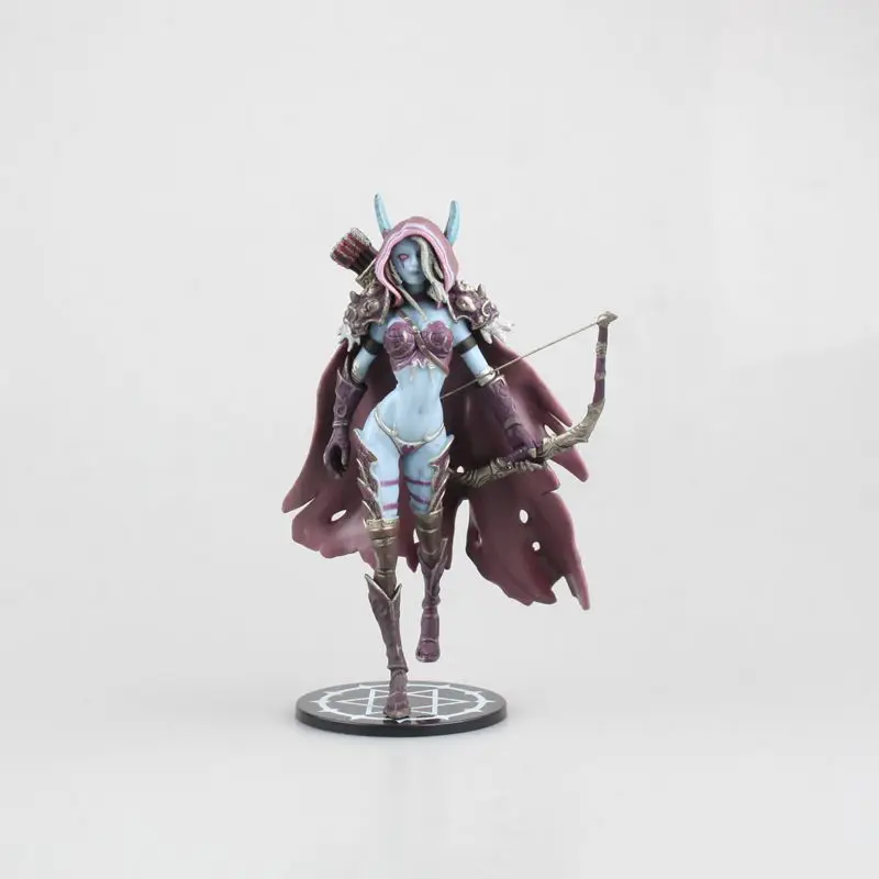 ألعاب شخصيات الحركة من WOW Fall of The Lich King Arthas Sylvanas Windrunner Sylvan Archery Queen World Of Warcraft Dota Menethil