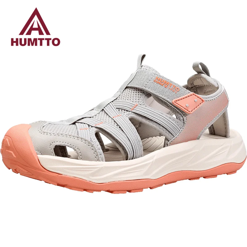 HUMTTO Summer Breathable Women Sandals Quick Dry Beach Shoes for Woman Ladies Luxury Designer Outdoor Sport Aqua Sneakers Womens