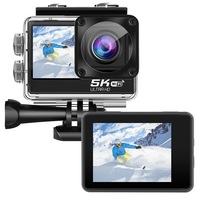 2024 Action Camera 5K 30FPS 48MP WiFi Dual Screen 8X Zoom Pre Record 30M Waterproof Sport Camera For Sony CMOS Lens