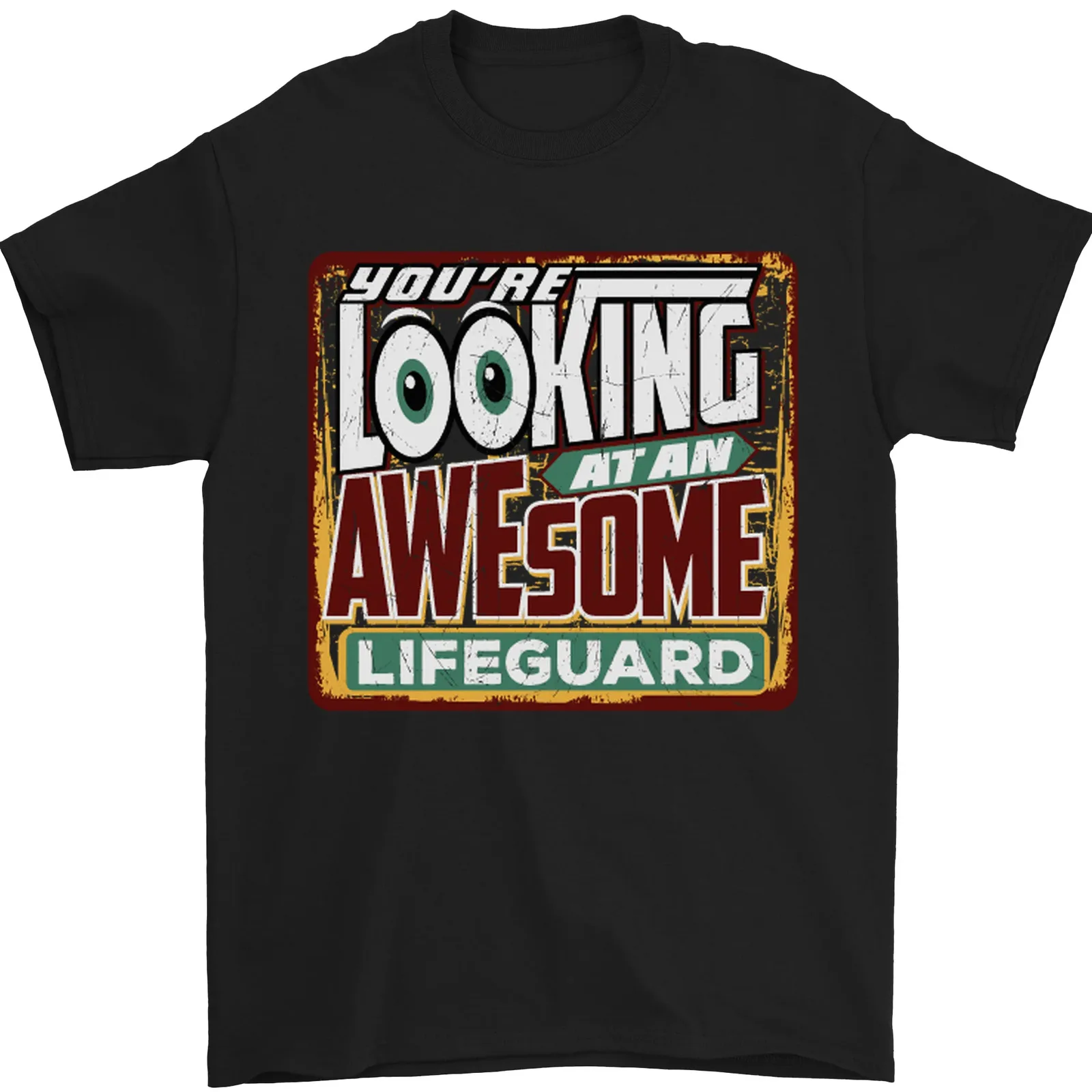 An Awesome Lifeguard Mens T-Shirt 100% Cotton