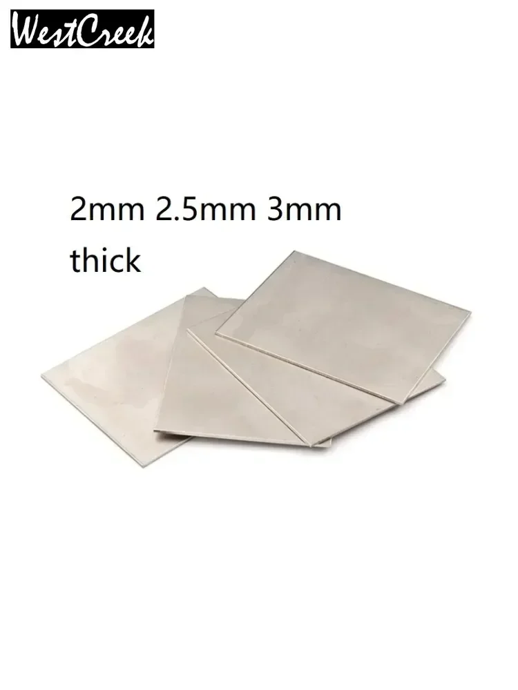 

WESTCREEK 2 2.5mm 3mm thick Grade 2 grade 5 TC4 titanium alloy plate TiAl6v4 titanic sheet Ti panel BT1-0 BT6 GR2 GR5 grade TA2