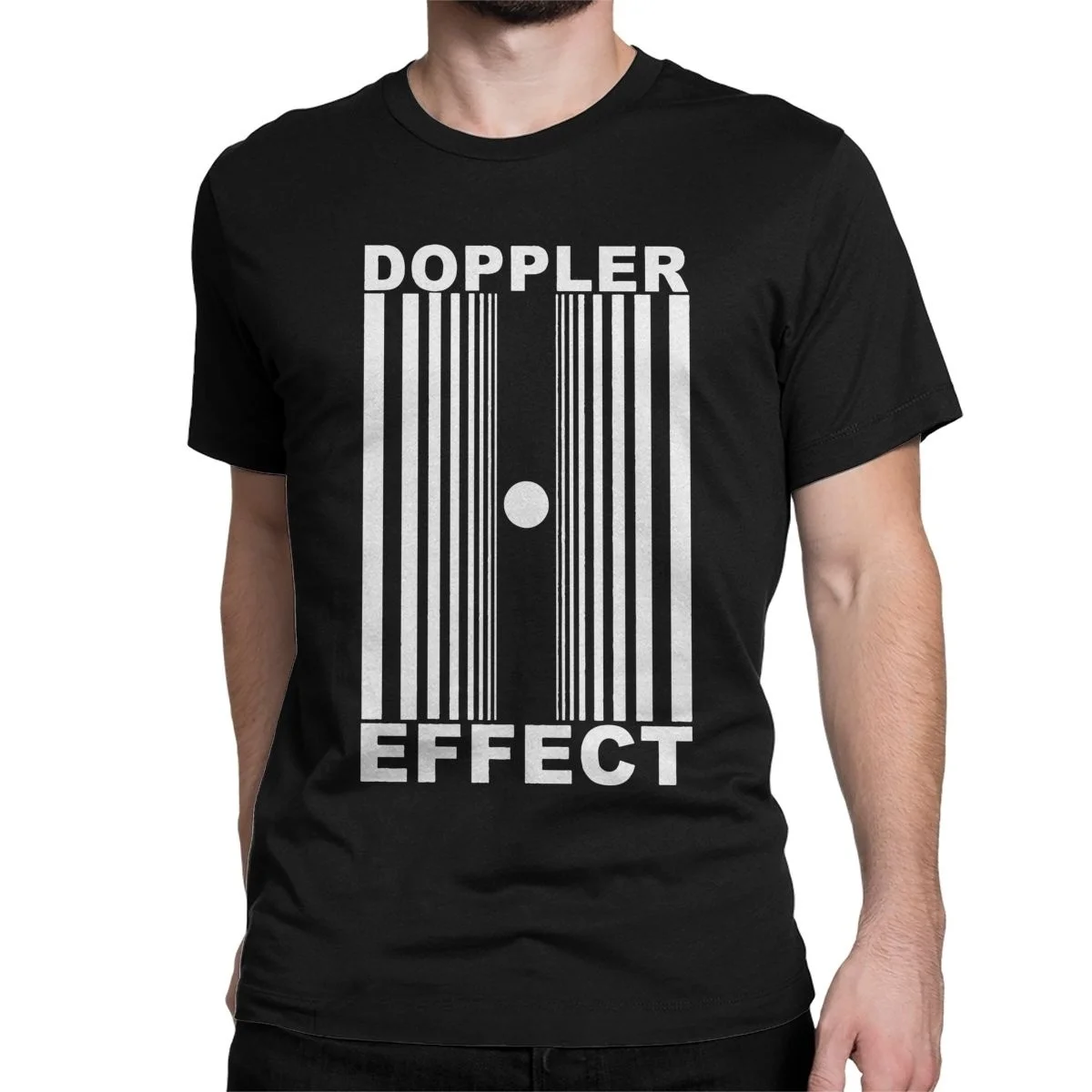 heavyweight Informal Men's Doppler Effect  Theory Sheldon Pure Cotton Clothes Leisure Classic Round Neck Tees Printed