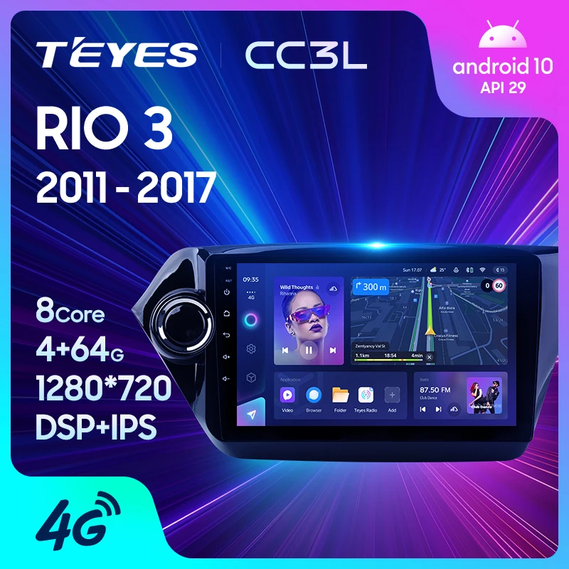 TEYES CC3L WIFI For Kia RIO 3 4 2011 - 2020 Car Radio Multimedia Video Player Navigation stereo GPS Android No 2din 2 din dvd