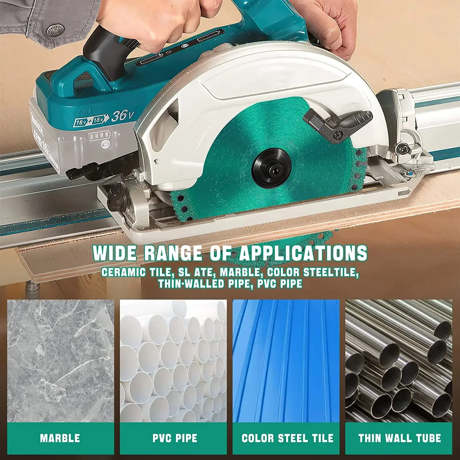 3pcs Multifunctional Cutting Saw Blade Diamond Saw Thin Wheel Disc For Ceramic Tile, Marble, Glass, PVC Pipe Smooth Cutting