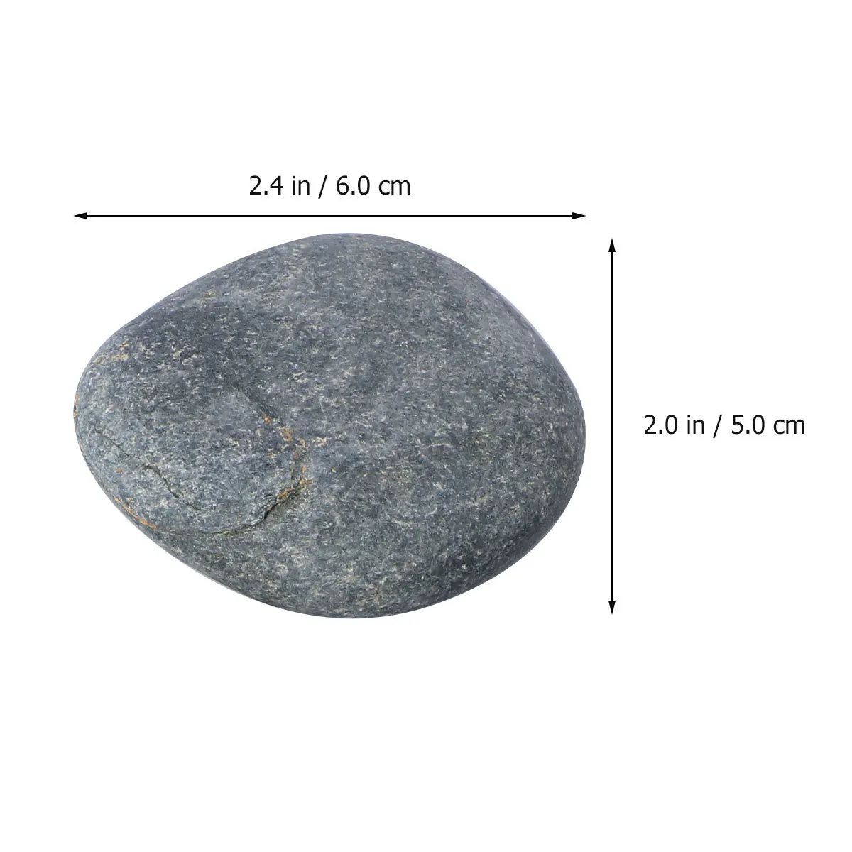 6Pcs Hand-Painted Rocks for Art Creations Smooth Stones 5-9cm Mixed Color Needed Perfect for Display Hand-Painted Rocks