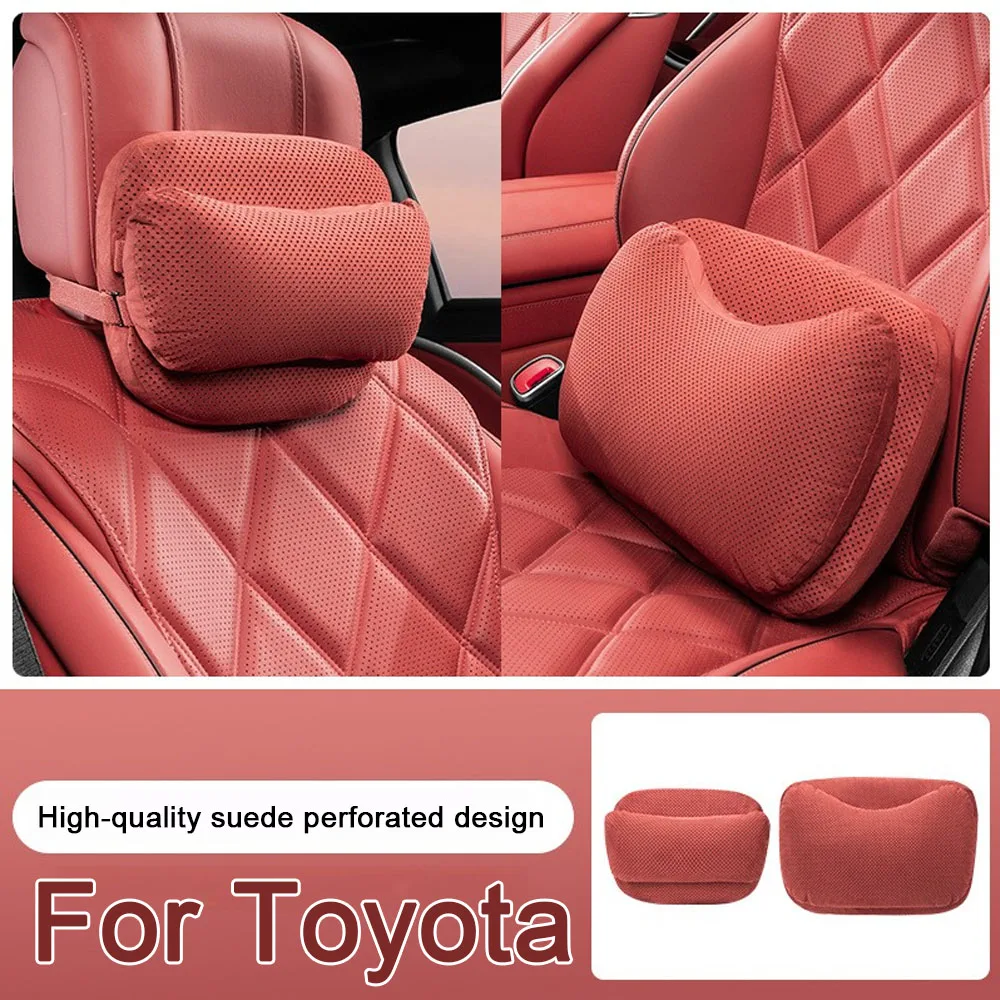 

Universal S-Class Car Headrest Breatheable Seat Support Head Neck Pillow For Toyota RAV4 Coralla Hilux Land Cruiser Camry Pirus