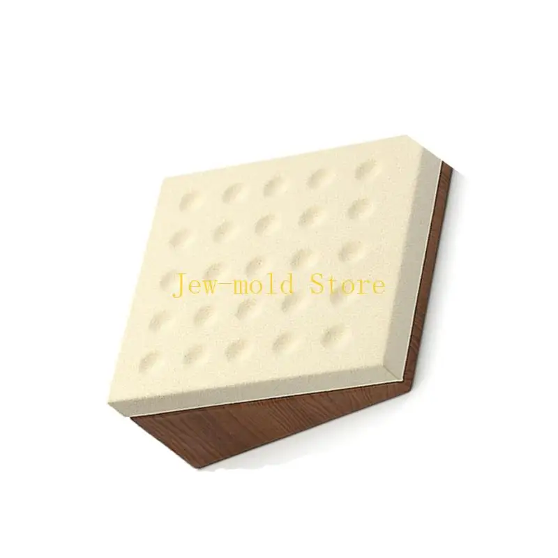 منصة عرض المجوهرات الخشبية C71B لـ Diamonds Gemstones Stand Storage Storage Stand