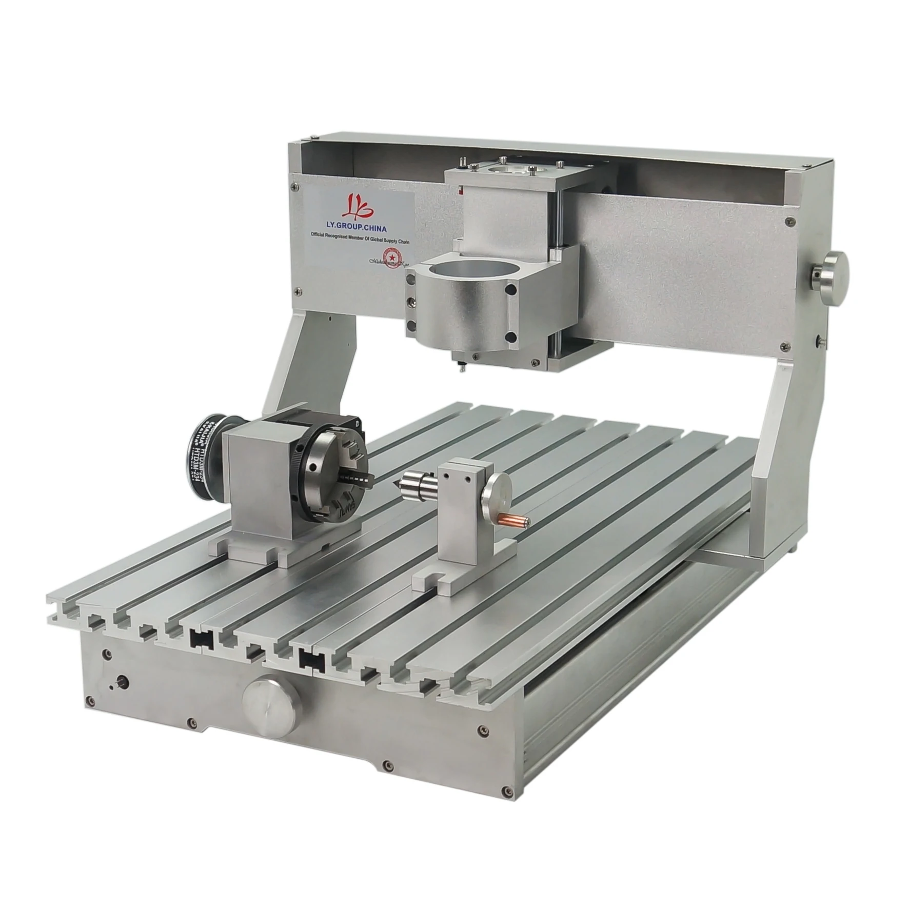 Hot Sale 3040 3axis 4axis CNC Frame Simple CNC Milling Machine Tools Without Stepper Motor Good Stability