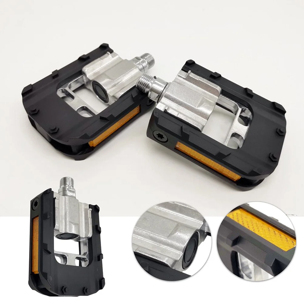 1 Pair Bike Pedals For Kids Bicycle Anti-Skid Replacement Cycling Pedals Compact Lightweight Sealed Bearing Durable Nonskid