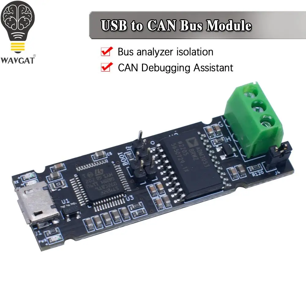 CANable Pro device controller USB to CAN transceiver breakout board SocketCAN adapter module CAN bus shield