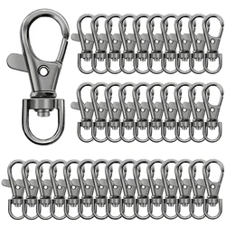 10PCS Keychain Hook Clip Swivel Spring Hook Lobster Claw Clasp Swivel Keychain for Keychain Making DIY Crafts Lanyard Making