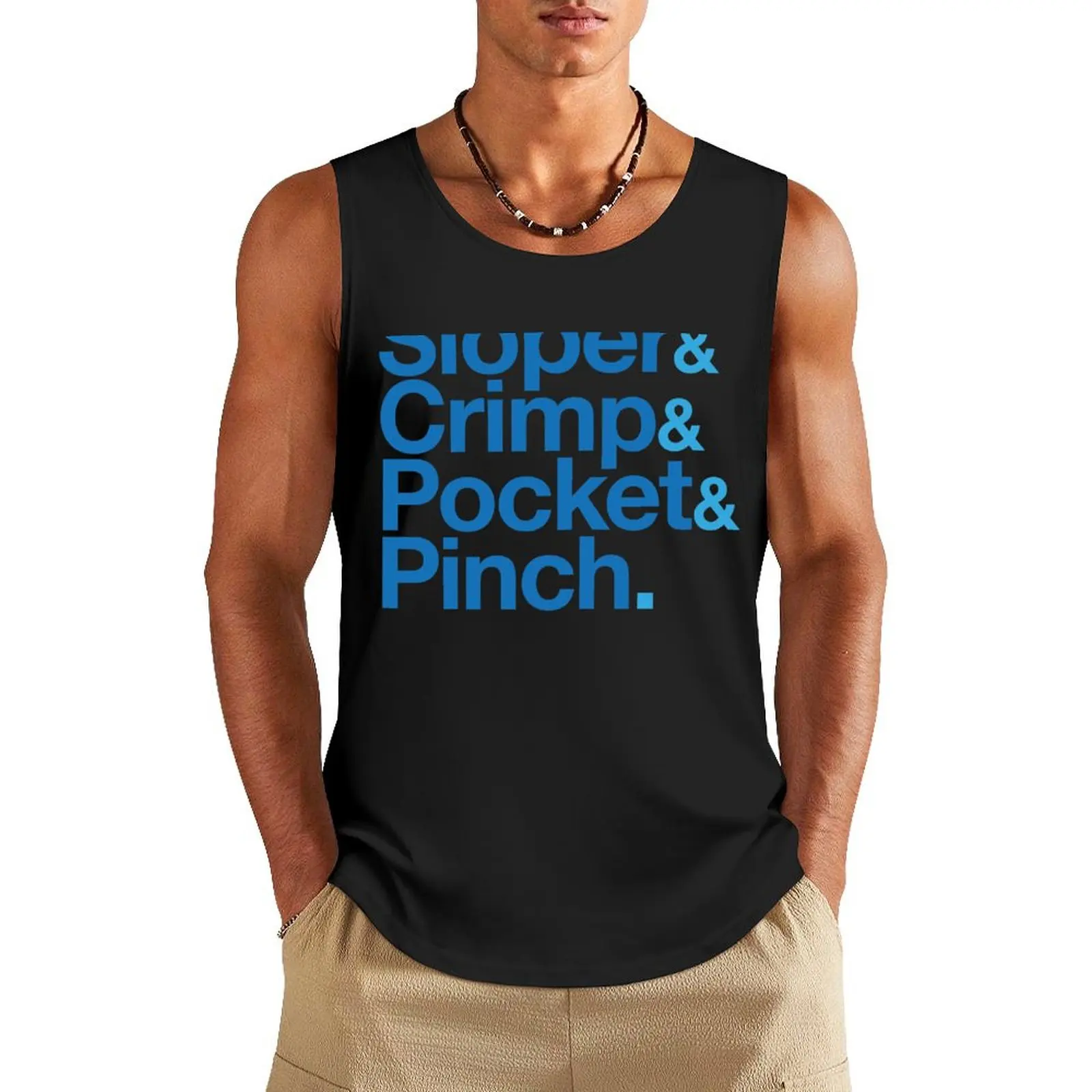 

Sloper & Crimp & Pocket & Pinch Tank Top gym shirts muscle t-shirt t-shirt Men's