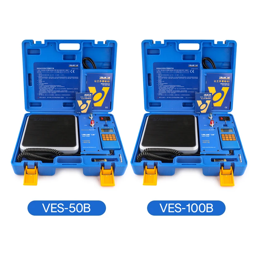 Balança eletrônica quantitativa de fluoreto eletrônico VES-100B, refrigerante líquido quantitativo afiado