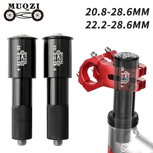 MUQZI 20,8/22,2 MM conversión de vástago elevador de núcleo colgante MTB Road S adaptador de extensión de horquilla de bicicleta piezas de bicicleta deslizantes para niños