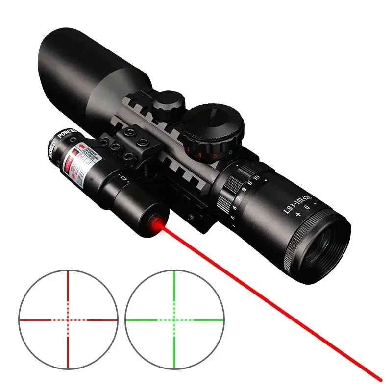 Sight 3-10x42E Holographic Sight Hunting Scope Outdoor Reticle Optics Sniper Deer Tactical Scopes Tactical M9 Model Riflescope