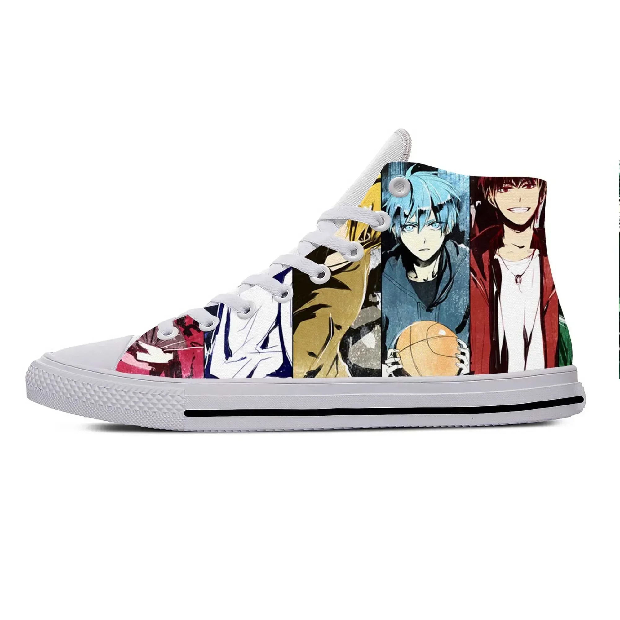 

Hot Japanese Anime Manga Kuroko No Basket Basketball Hot Casual Shoes High Top Board Shoes Breathable Men Women Sneakers