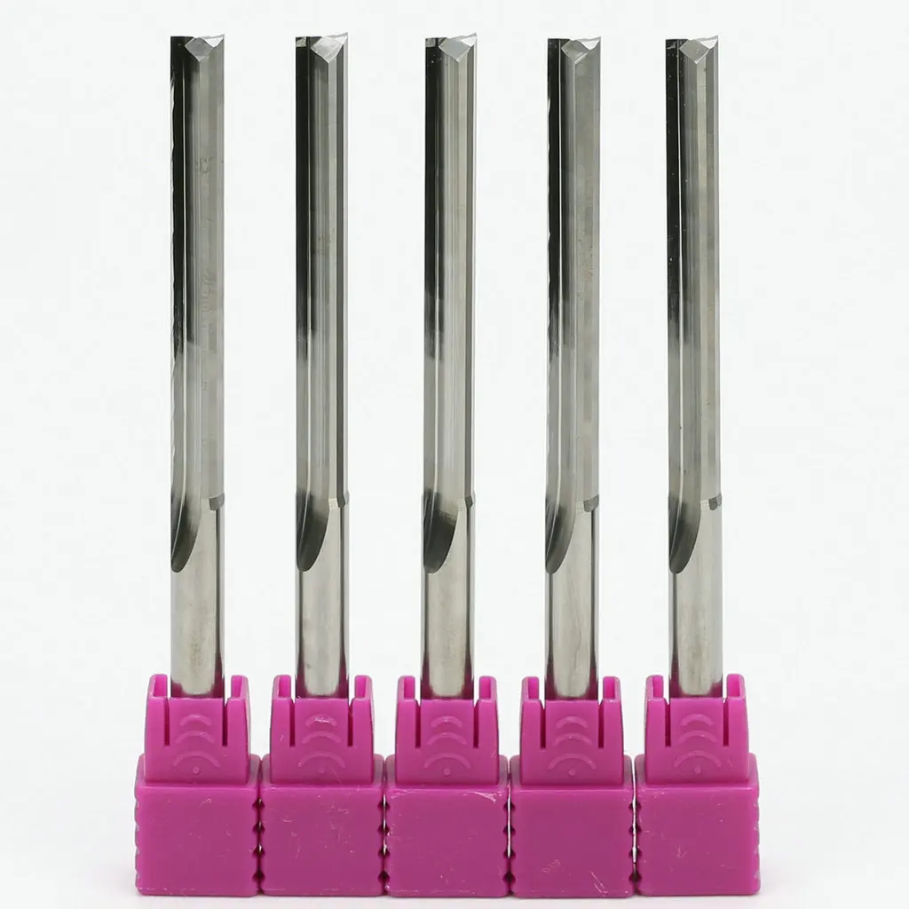 Imagem -06 - Tungstênio Aço Fresa Carboneto Sólido Gravura Escultura Madeira Mdf Ferramenta de Corte Cnc Router Bit End Mill Grupo Flauta Reta