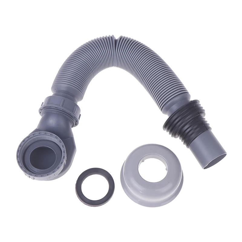 

90CM Drain Pipe Bathtub Water Seal Design Efficient Drainage Flat Tub Functionality Gray ABS High Quality PP RV Tubs