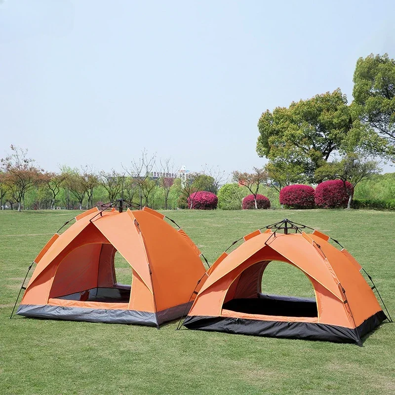 Cool outdoor camping tent 2-3-4 automatic tent spring-type quick-opening sun-proof camping tent