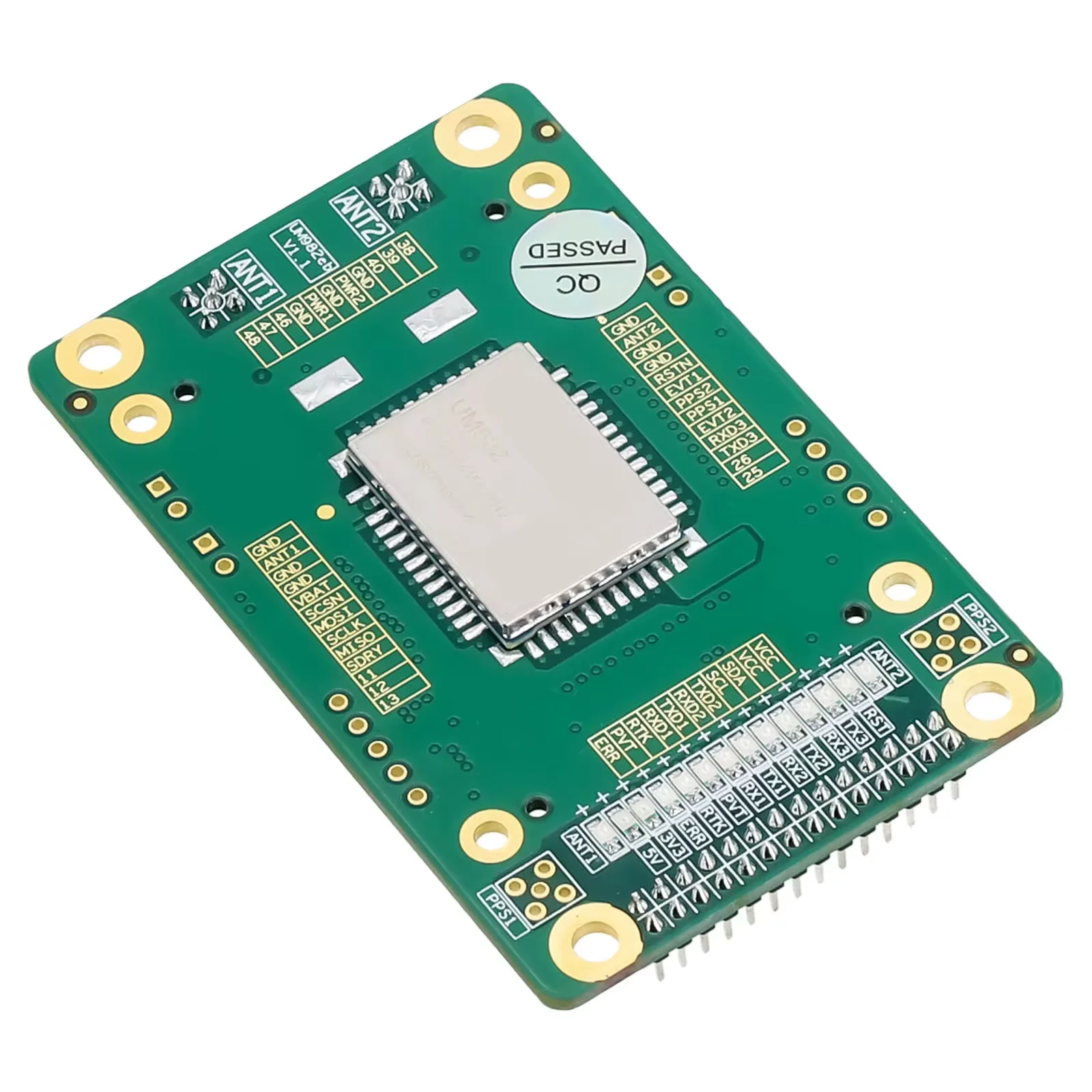 Imagem -02 - Diferencial Direcional Posicionamento Board Alta pc Metal Verde Ferramenta Acessórios Adequado para Unicorecomm Um982 Gnss Rtk