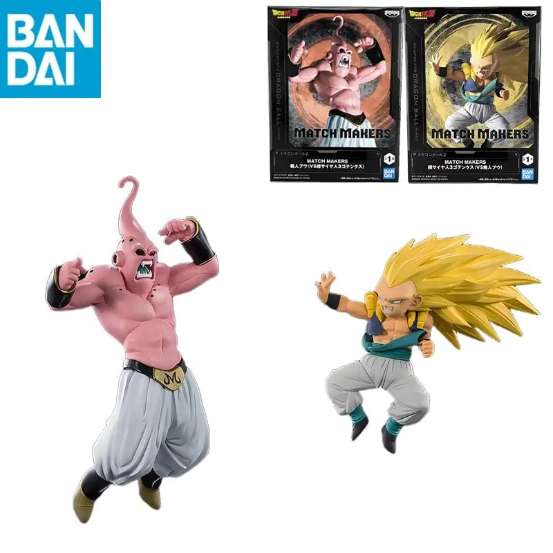 В наличии оригинальная фигурка Bandai Namco Banpresto Dragon Ball Z MATCH MAKERS Super Saiyan3 Gotenks VS Majin Buu, модель в подарок