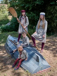 Clearance sale AS AW25 Grey sailor collection shabbos boys girls brothers sisters family matching
